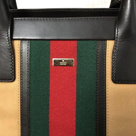 Authentic Gucci orange tote bag - Picture 6 of 16